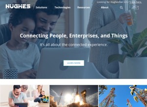 How hns.com looks like on a tablet such as an iPad.