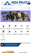 How hoaphatnoithat.vn looks like on a mobile device such as an iPhone.