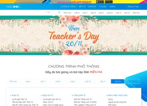 How hoc247.net looks like on a tablet such as an iPad.