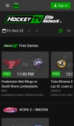 How hockeytv.com looks like on a mobile device such as an iPhone.