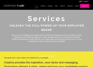 How hodes.com looks like on a tablet such as an iPad.