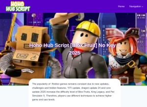 How hohohubscript.org looks like on a tablet such as an iPad.