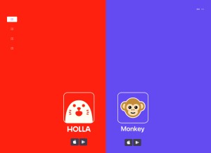 How hollagroup.info looks like on a tablet such as an iPad.