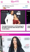 How hollywoodlife.com looks like on a mobile device such as an iPhone.