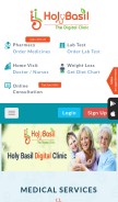 How holybasilmediclinic.com looks like on a mobile device such as an iPhone.
