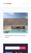 How home-designing.com looks like on a mobile device such as an iPhone.