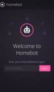 How homebotapp.com looks like on a mobile device such as an iPhone.