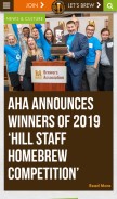 How homebrewersassociation.org looks like on a mobile device such as an iPhone.