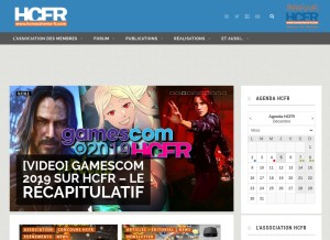 How homecinema-fr.com looks like on a tablet such as an iPad.
