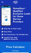 How homeguru.com looks like on a mobile device such as an iPhone.