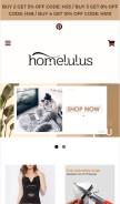 How homelulus.com looks like on a mobile device such as an iPhone.