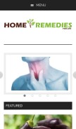 How homeremediesforlife.net looks like on a mobile device such as an iPhone.