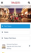 How hongkongdisneyland.com looks like on a mobile device such as an iPhone.