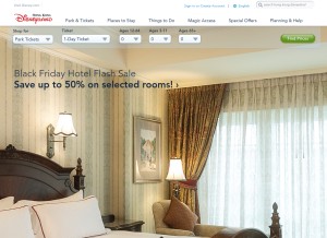 How hongkongdisneyland.com looks like on a tablet such as an iPad.