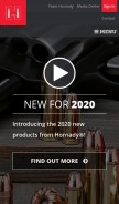 How hornady.com looks like on a mobile device such as an iPhone.