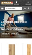 How hornbach.at looks like on a mobile device such as an iPhone.