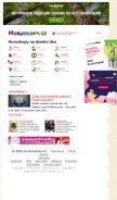 How horoskopy.cz looks like on a mobile device such as an iPhone.