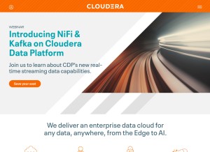 How hortonworks.com looks like on a tablet such as an iPad.