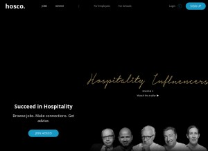 How hosco.com looks like on a tablet such as an iPad.