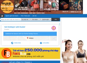 How hosocongty.vn looks like on a tablet such as an iPad.