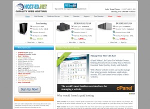 How host-ed.me looks like on a tablet such as an iPad.