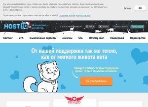How hostiq.ua looks like on a tablet such as an iPad.