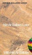 How hotairballoonsinluxor.com looks like on a mobile device such as an iPhone.