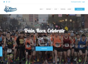 How hotchocolate15k.com looks like on a tablet such as an iPad.