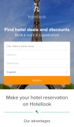 How hotellook.com looks like on a mobile device such as an iPhone.