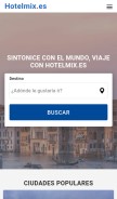 How hotelmix.es looks like on a mobile device such as an iPhone.