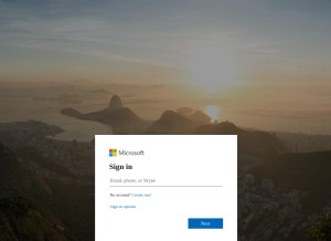 How hotmail.de looks like on a tablet such as an iPad.