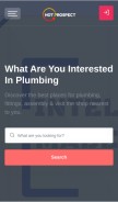 How hotprospect.us looks like on a mobile device such as an iPhone.