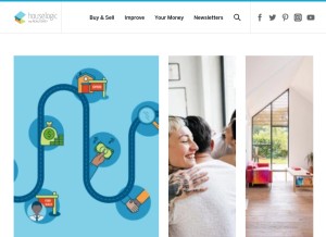 How houselogic.com looks like on a tablet such as an iPad.