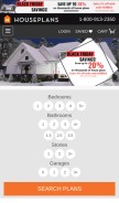 How houseplans.com looks like on a mobile device such as an iPhone.