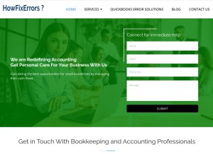 How howfixerrors.com looks like on a tablet such as an iPad.