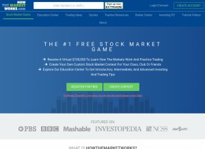 How howthemarketworks.com looks like on a tablet such as an iPad.