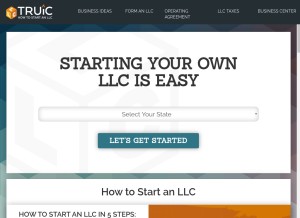 How howtostartanllc.com looks like on a tablet such as an iPad.