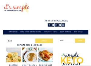 How howtothisandthat.com looks like on a tablet such as an iPad.