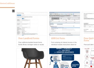 How hoxtoncrafthouse.com looks like on a tablet such as an iPad.