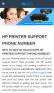 How hpprintersupportpro.us looks like on a mobile device such as an iPhone.