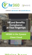 How hr360.com looks like on a mobile device such as an iPhone.