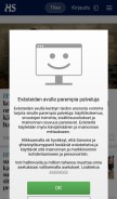 How hs.fi looks like on a mobile device such as an iPhone.