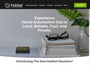How hubitat.com looks like on a tablet such as an iPad.
