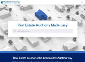 How hudsonandmarshall.com looks like on a tablet such as an iPad.