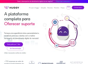 How huggy.io looks like on a tablet such as an iPad.