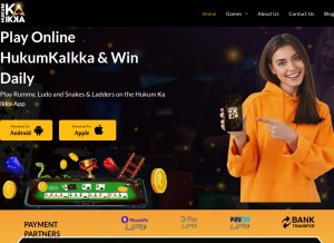 How hukumkaikka.com looks like on a tablet such as an iPad.