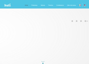 How hulilabs.com looks like on a tablet such as an iPad.