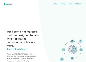 How hulkapps.com looks like on a tablet such as an iPad.
