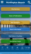 How huntingtonbeachca.gov looks like on a mobile device such as an iPhone.