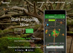 How huntstand.com looks like on a tablet such as an iPad.